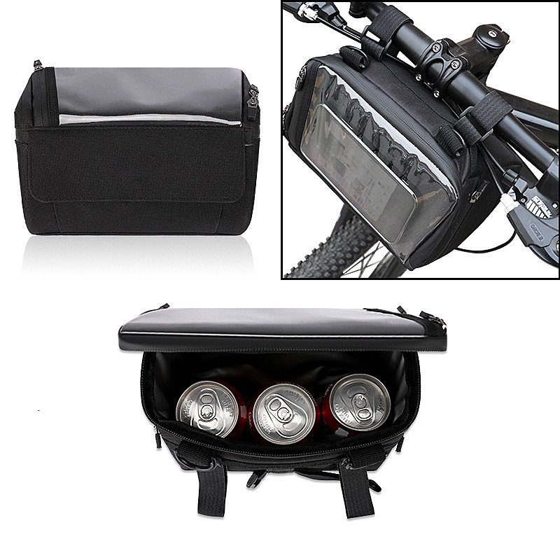 防水電話箱の札入れの袋屋外の20x8x10cmを循環させるタッチ画面のバイクの電話袋