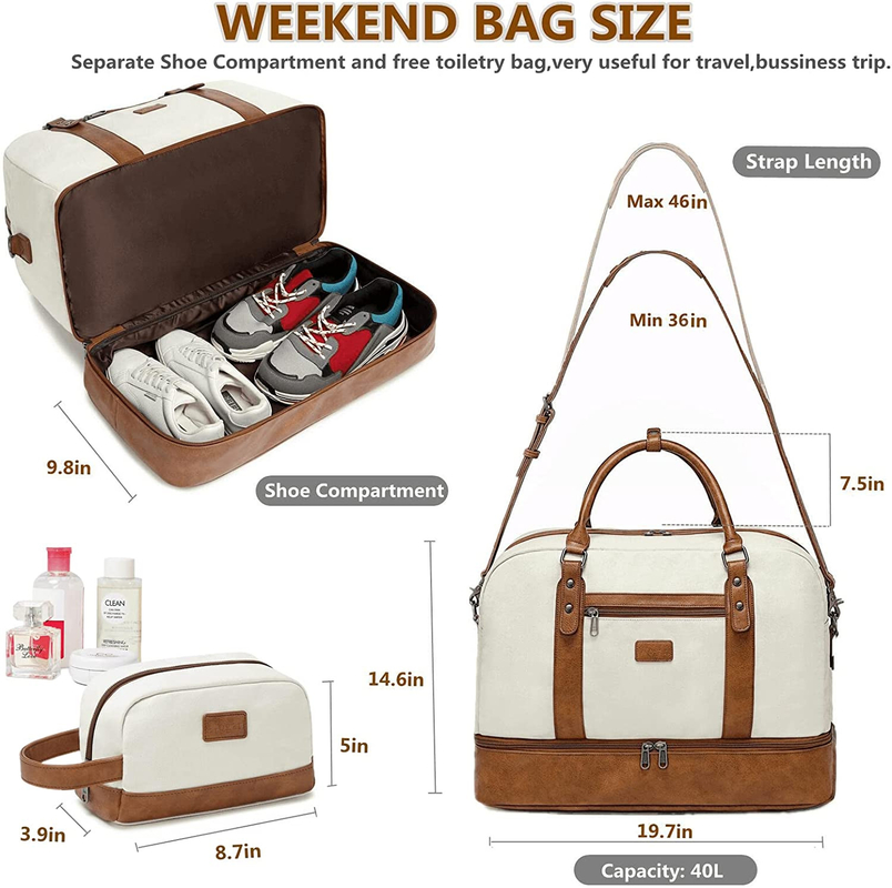 ラップトップ コンパートメント洗面用品19のインチ19.7x9.8x14.6の流行のデュフェル旅行袋」