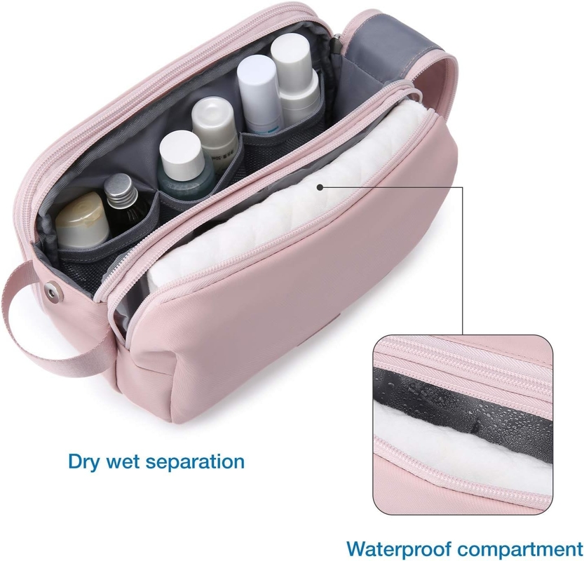 ピンクドップキット 耐水剃り 化粧品 メイク 女性用 カスタム旅行バッグ